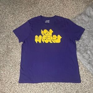 Old Navy LA Lakers Inspired Purple and Yellow Los Angeles Tee